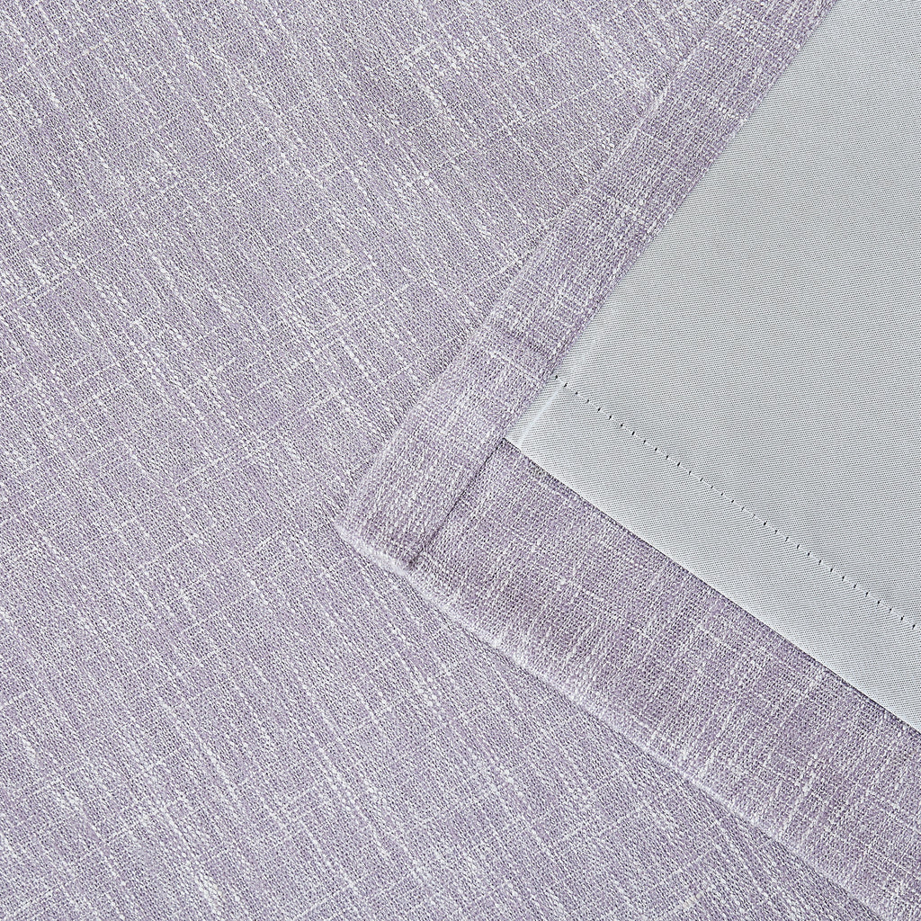100% Blackout Linen Texture Curtain Panels 50"x95"x2 U556205