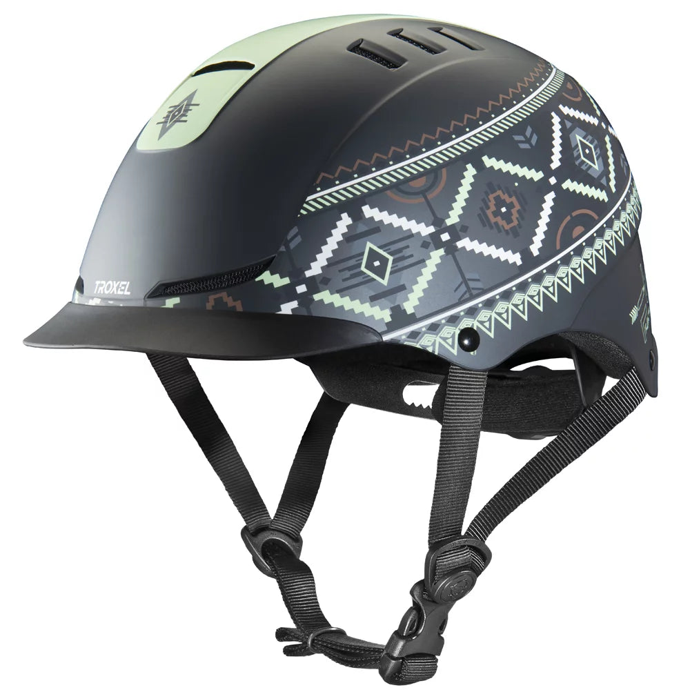 Green Black Helmet O802