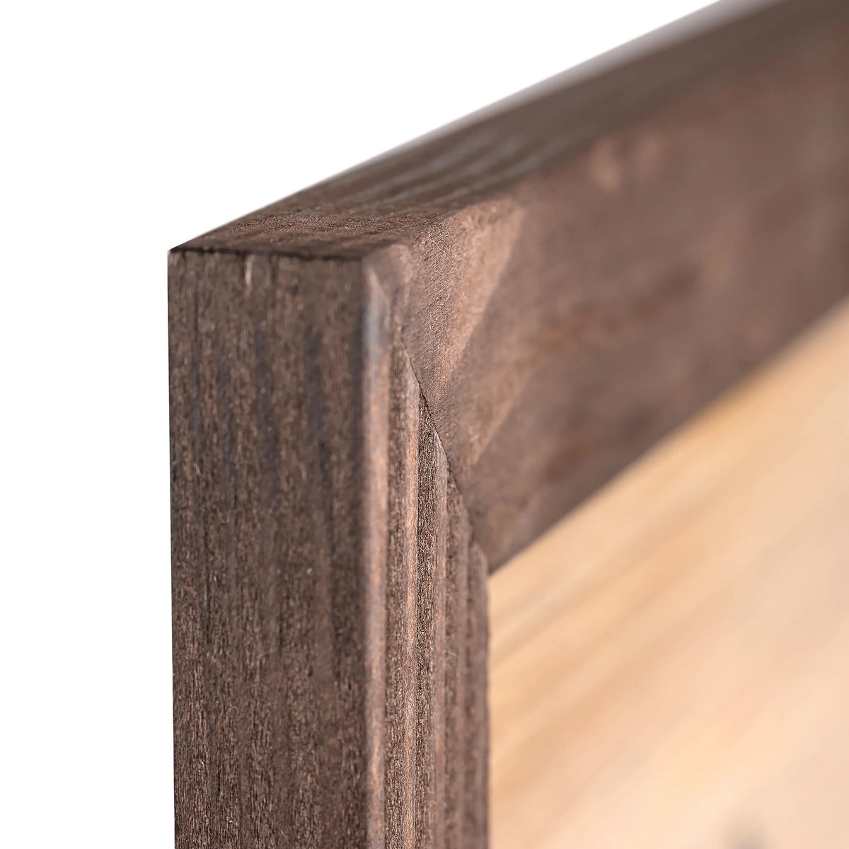 Rustic Wooden Picture Frames 8x10 Brown Wenge Set of 2 S20473