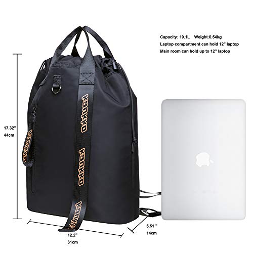 Drawstring Sports Backpack Gym Yoga Bag Q377489