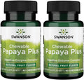 Chewable Papaya Enzyme 90 Capsules 2 Pack F76340