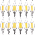 5W E12 Dimmable LED Light Bulbs 3000K 12-Pack Q868764