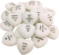 Natural White Heart Rocks with Inspirational Words T629