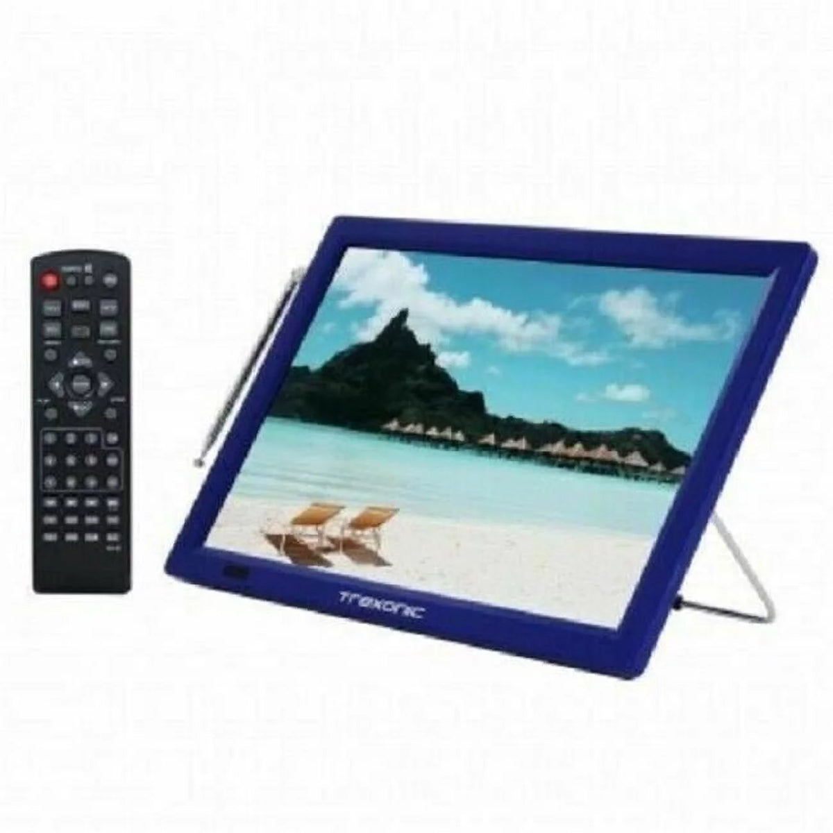 14 in. Portable Rechargeable LED TV with HDMI D75728
