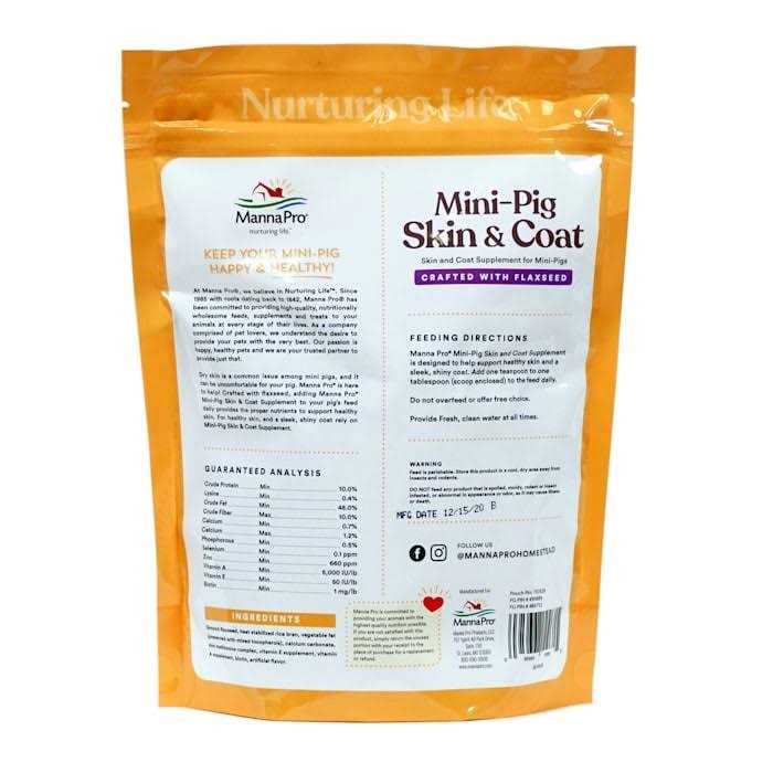 Mini Pig Skin & Coat Supplement H7041