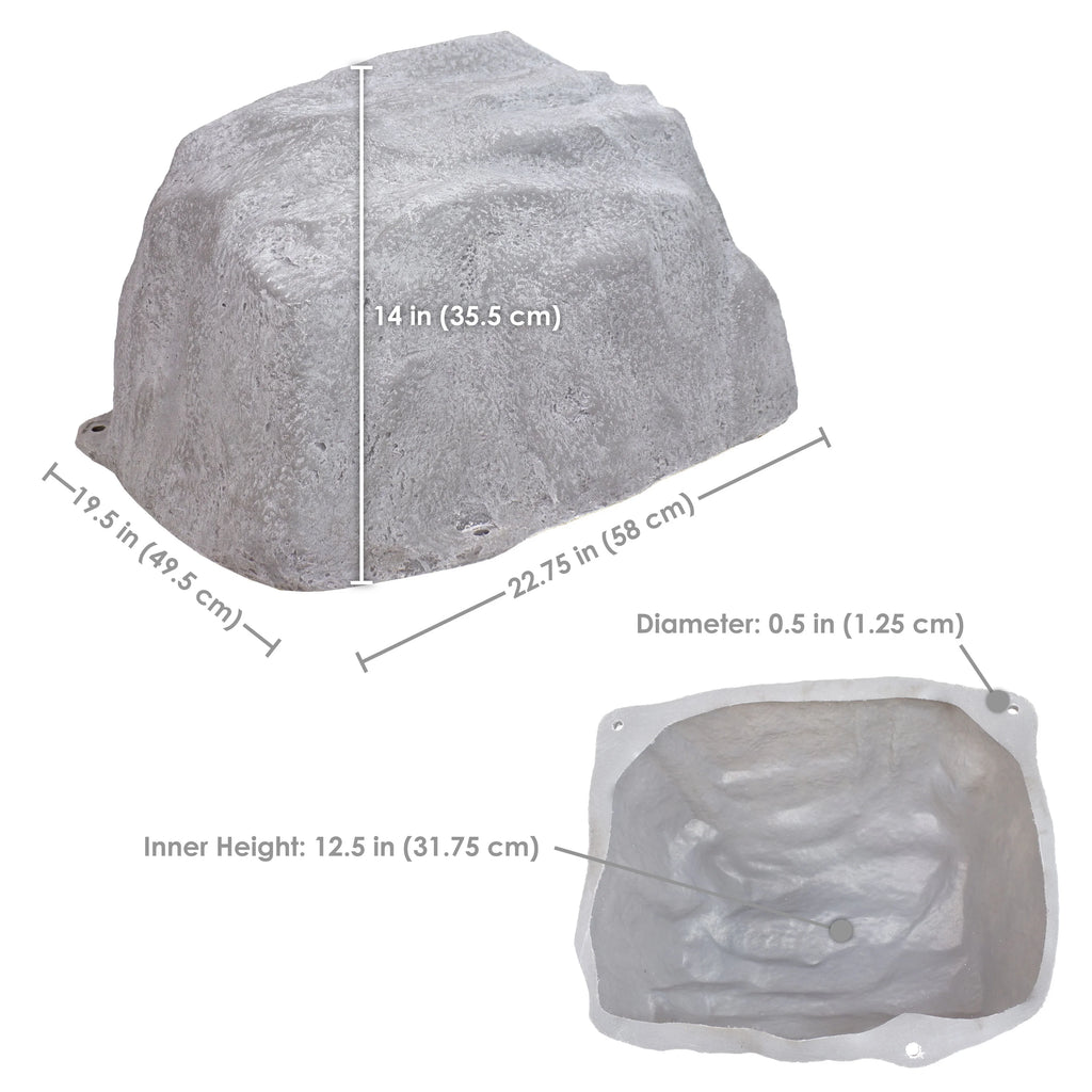 Artificial Landscape Rock Cover with Stakes N4376