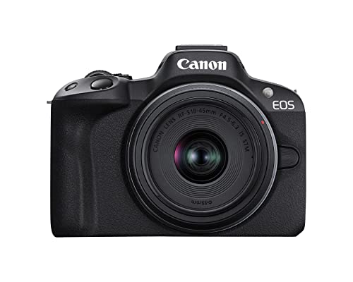Black Mirrorless Camera with 24.2 Megapixel CMOS Sensor and 4K Video J515571