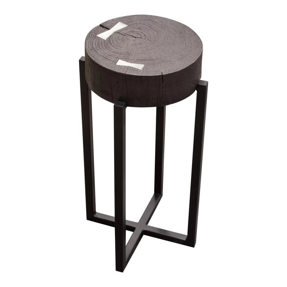 Espresso Accent Table with Mango Wood Top I66992