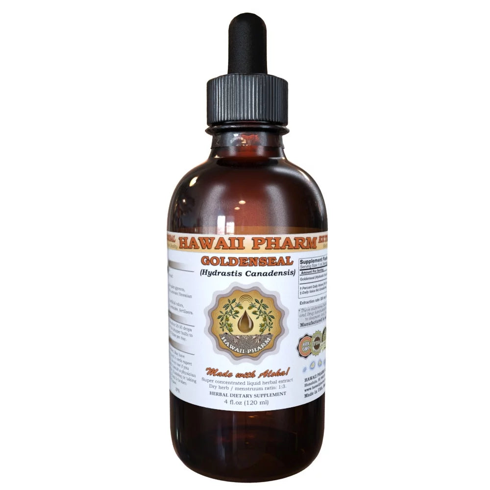 Organic Goldenseal Dried Leaf Liquid Extract 4 oz P1788
