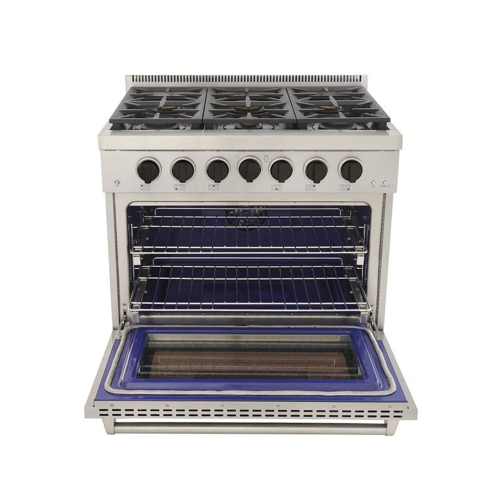 36" Stainless Steel Propane Gas Range A373058