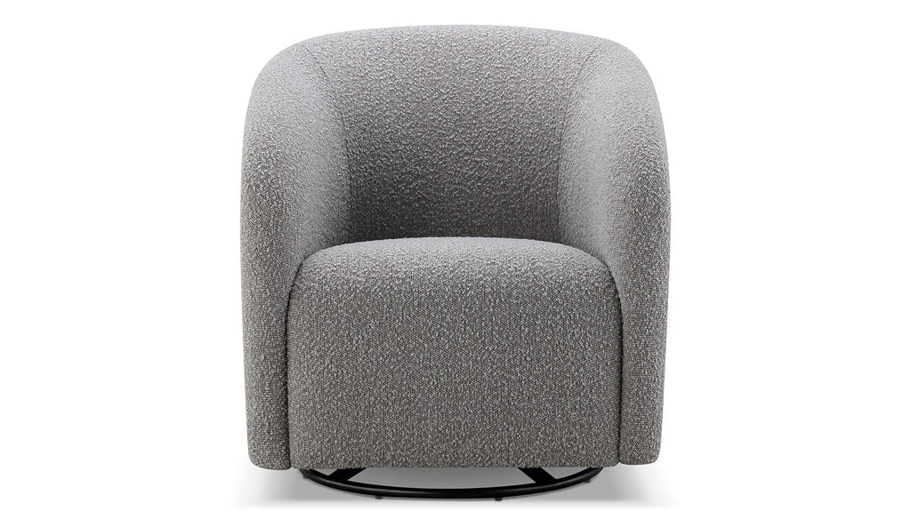 Dark Grey Polyester Loveseat with Side Bags O7678