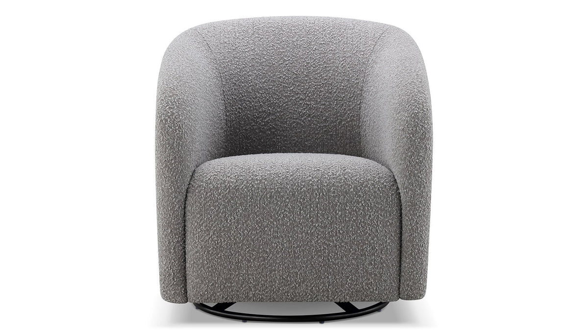 Dark Grey Polyester Loveseat with Side Bags O7678