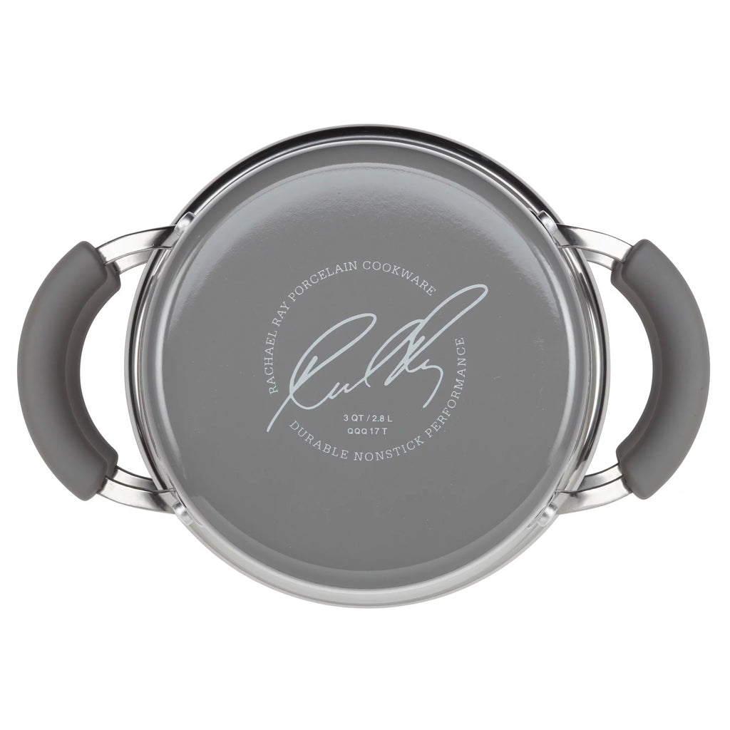 3 Qt Nonstick Porcelain Enamel Covered Multi Pot Set with Steamer M3898