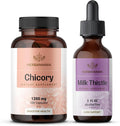 Chicory Root Capsules and Milk Thistle Tincture 2 Pack G39548