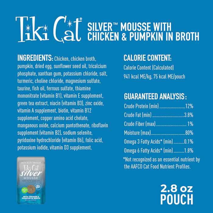 Senior Chicken with Pumpkin Cat Food C337