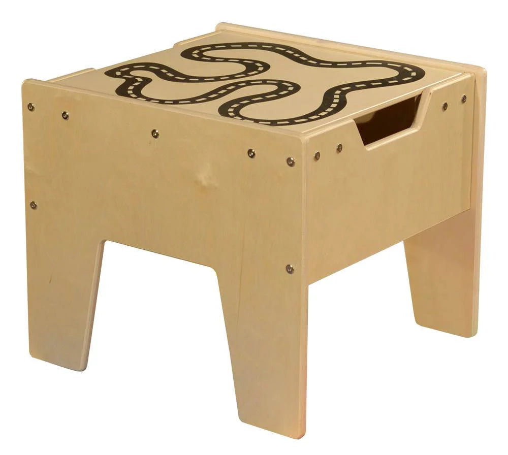 Activity Table with Blue Lego Compatible Top R5373