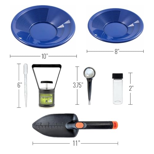 Gold Panning Kit 10pc Green Q420930
