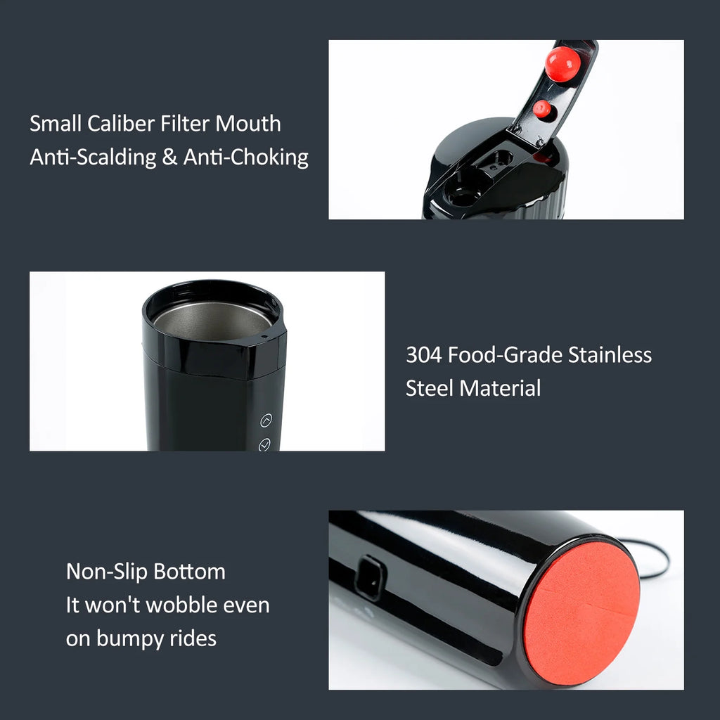 400mL Stainless Steel Electric Temperature Kettle P581603