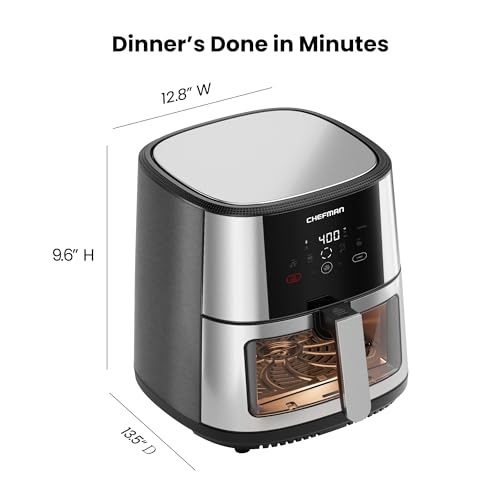 XL 8-Qt One-Touch Digital Control Nonstick Dishwasher-Safe Air Fryer P7046
