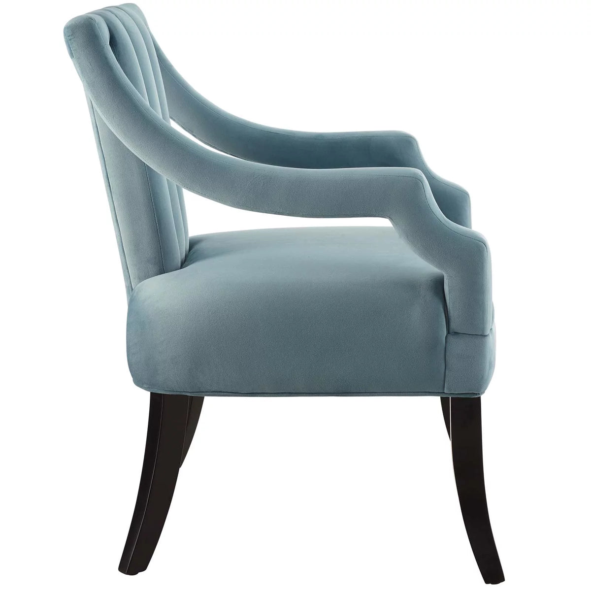 Light Blue Performance Velvet Accent Chair Set of 2 P4649