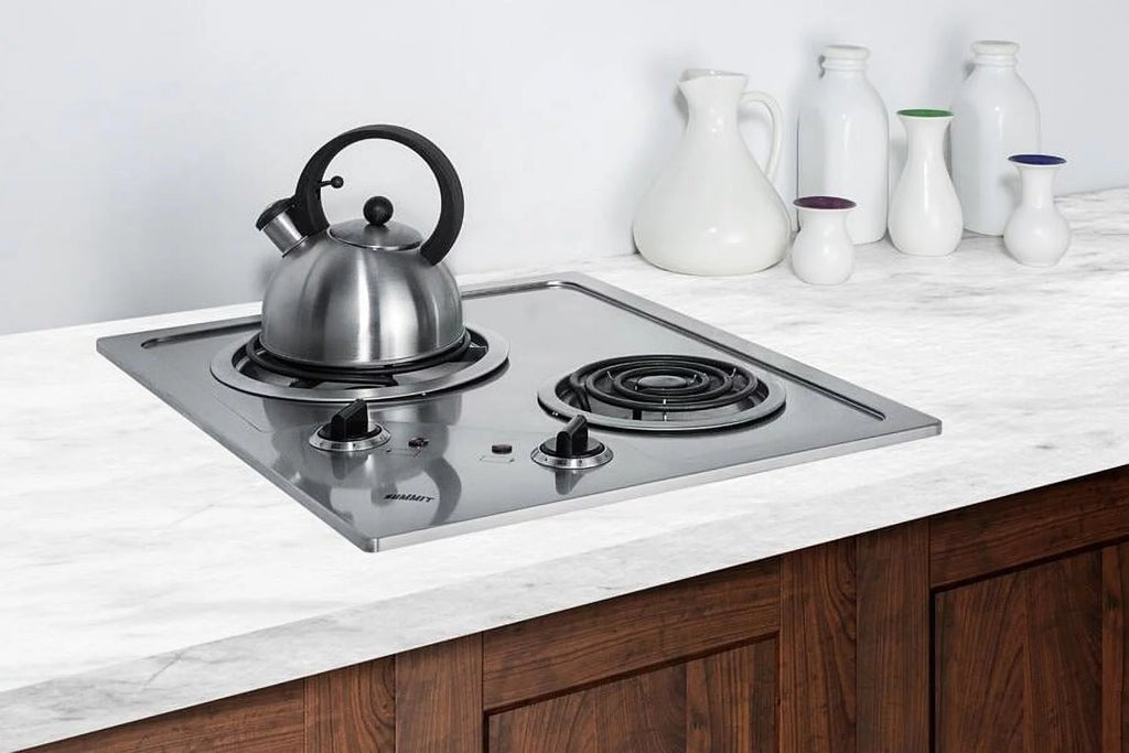 21" Wide 1800 Watt Built-In Electric Cooktop - Stainless Y9165