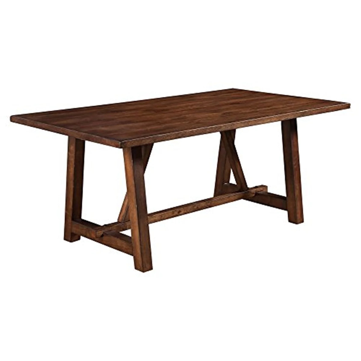 Wood Trestle Dining Table U9086