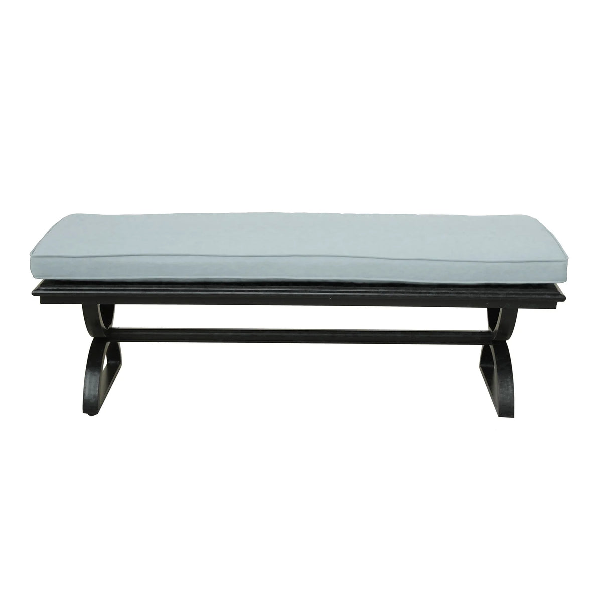 Aluminum Outdoor Dining Bench with Cushion I111300