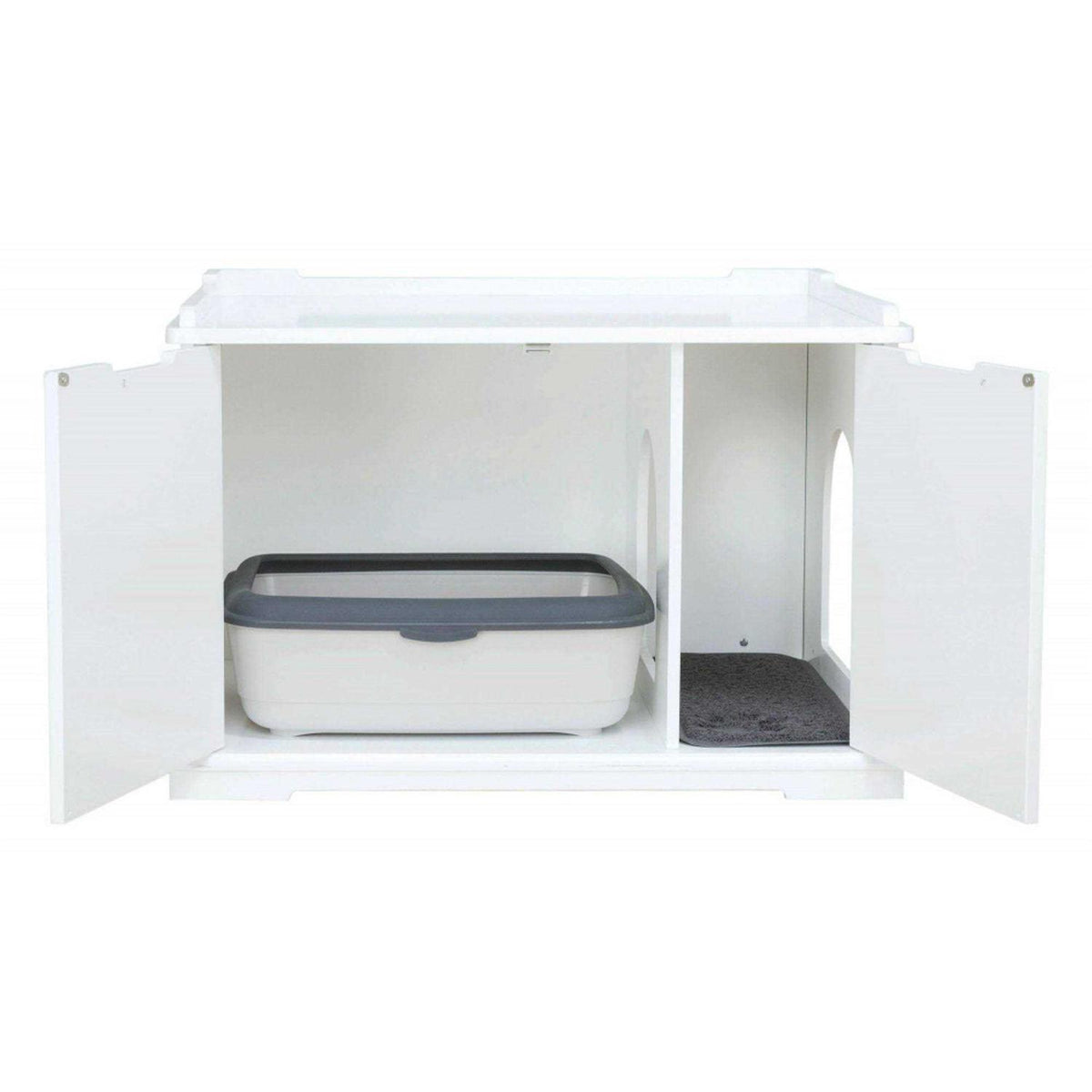 XL Wooden Cat House & Litter Box I981296