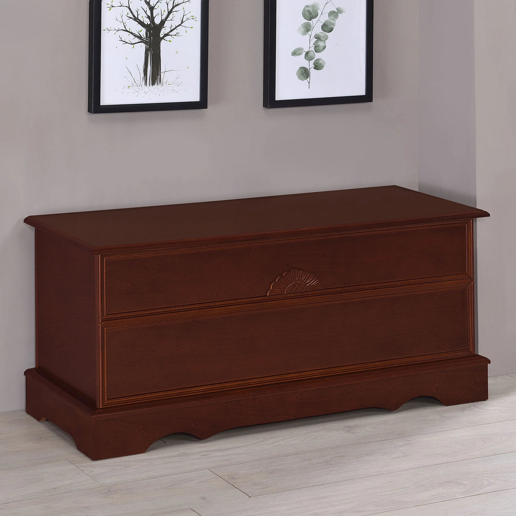 Rectangular Cedar Chest Warm Brown U461
