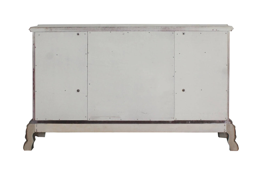 Vintage Bone White Dresser Q785