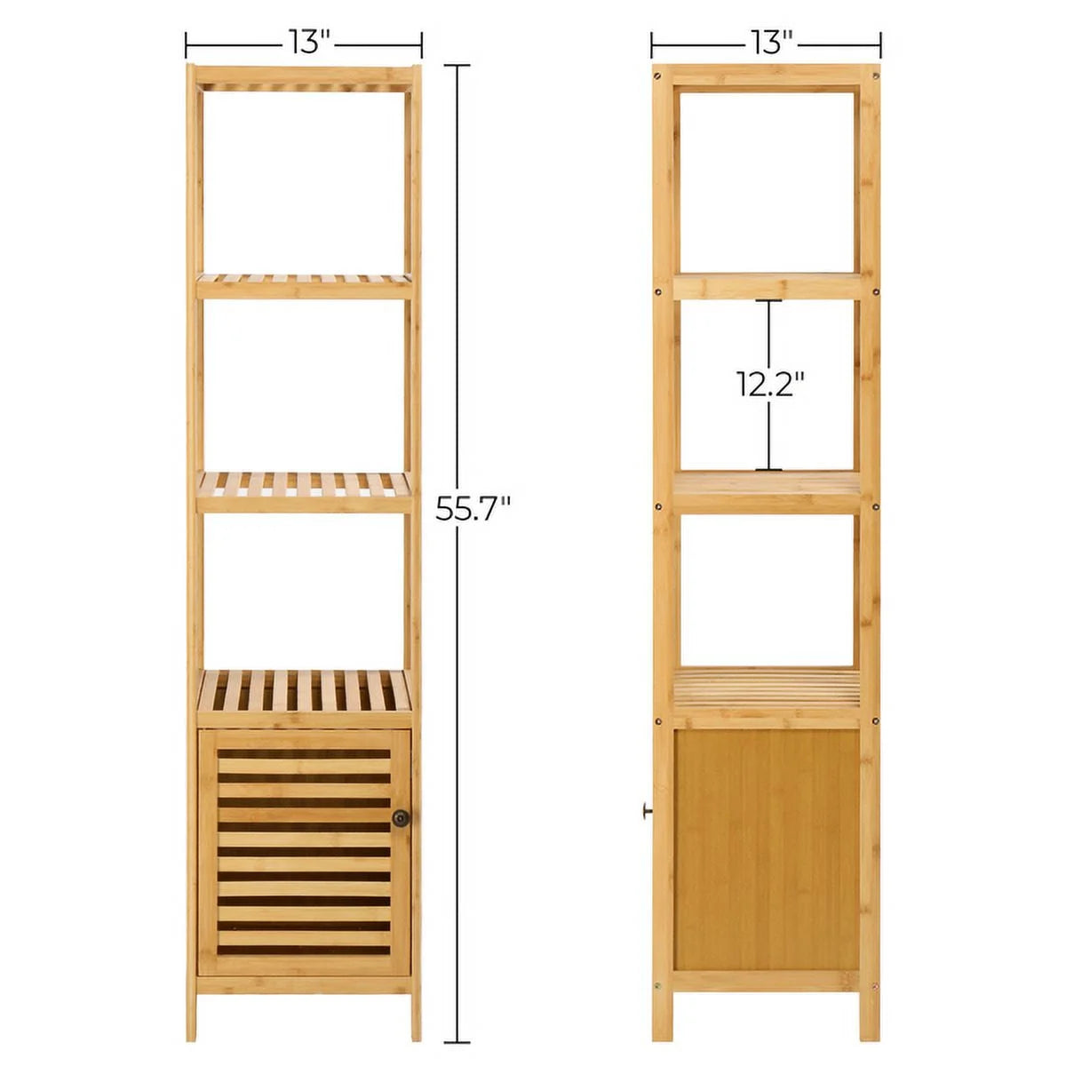 Bamboo 5 Tier Bathroom Storage Shelf G6605