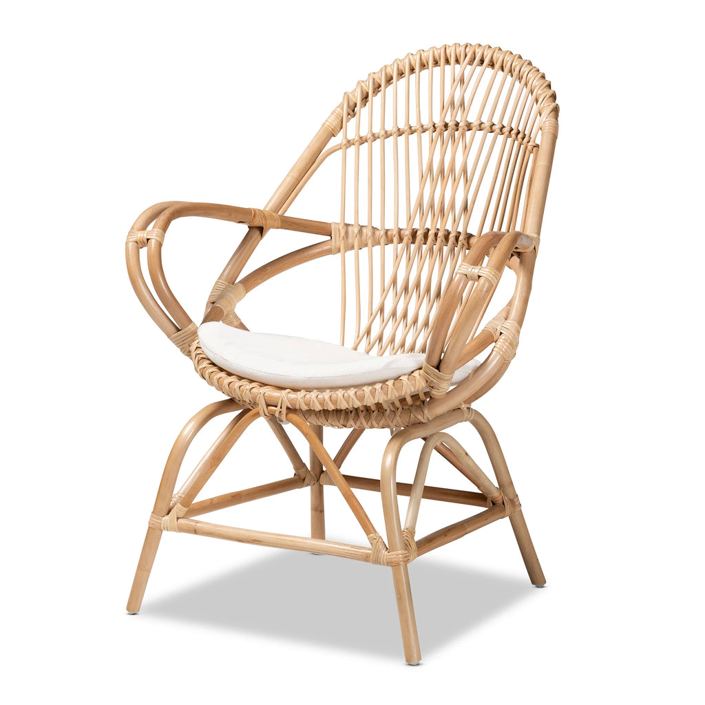 Natural Brown Club Chair E799
