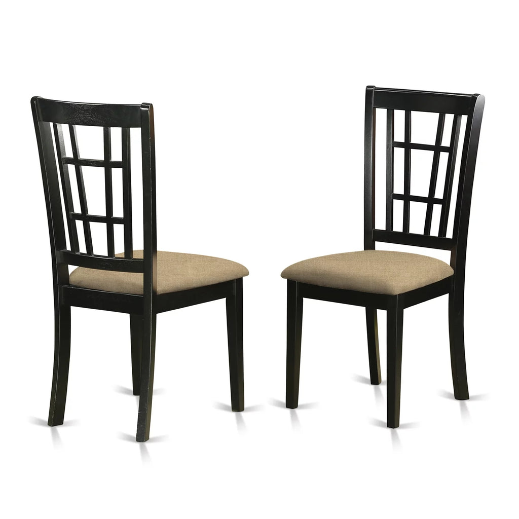 Black Cherry 3 Piece Round Dining Table Set J2820