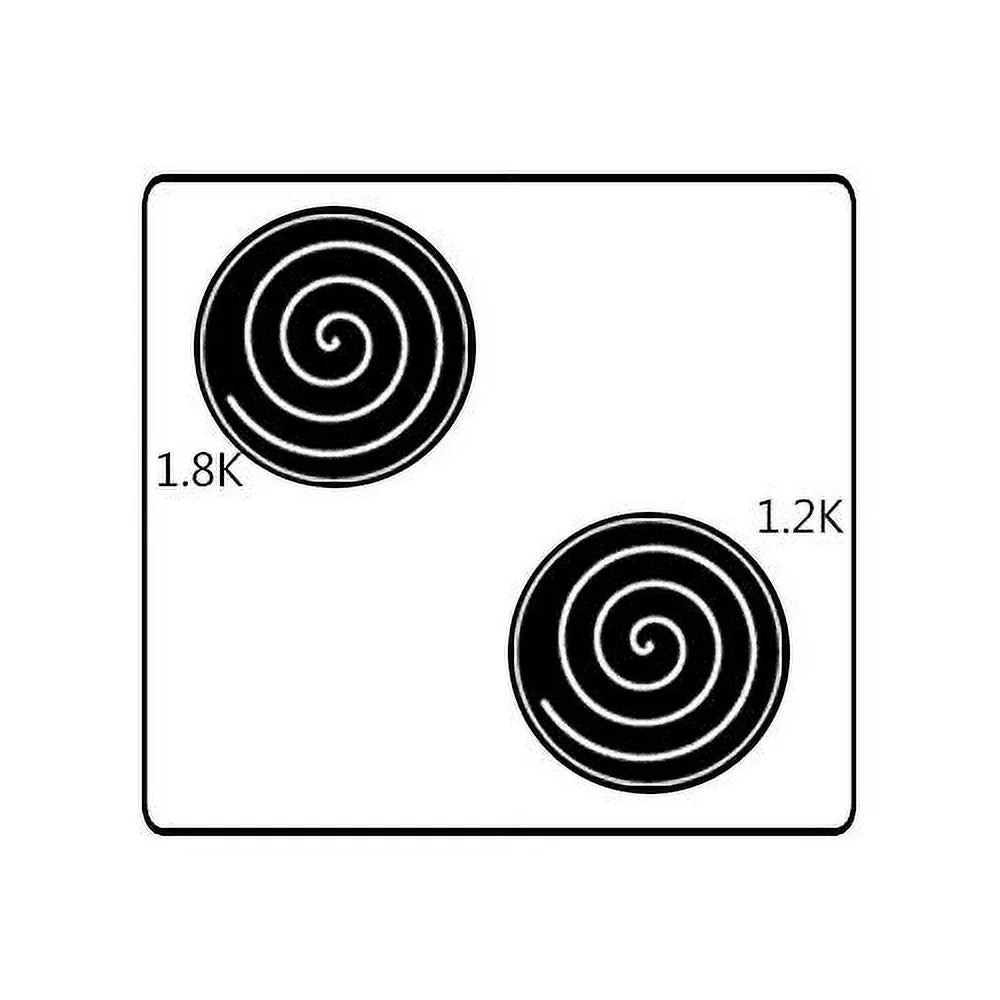 21" Wide 1800 Watt Built-In Electric Cooktop - Stainless Y9165
