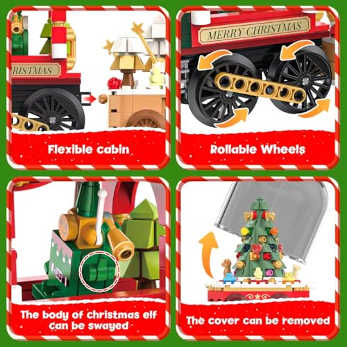 Christmas Train Building Blocks Set 1041 PCS G29608