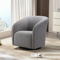 Dark Grey Polyester Loveseat with Side Bags O7678