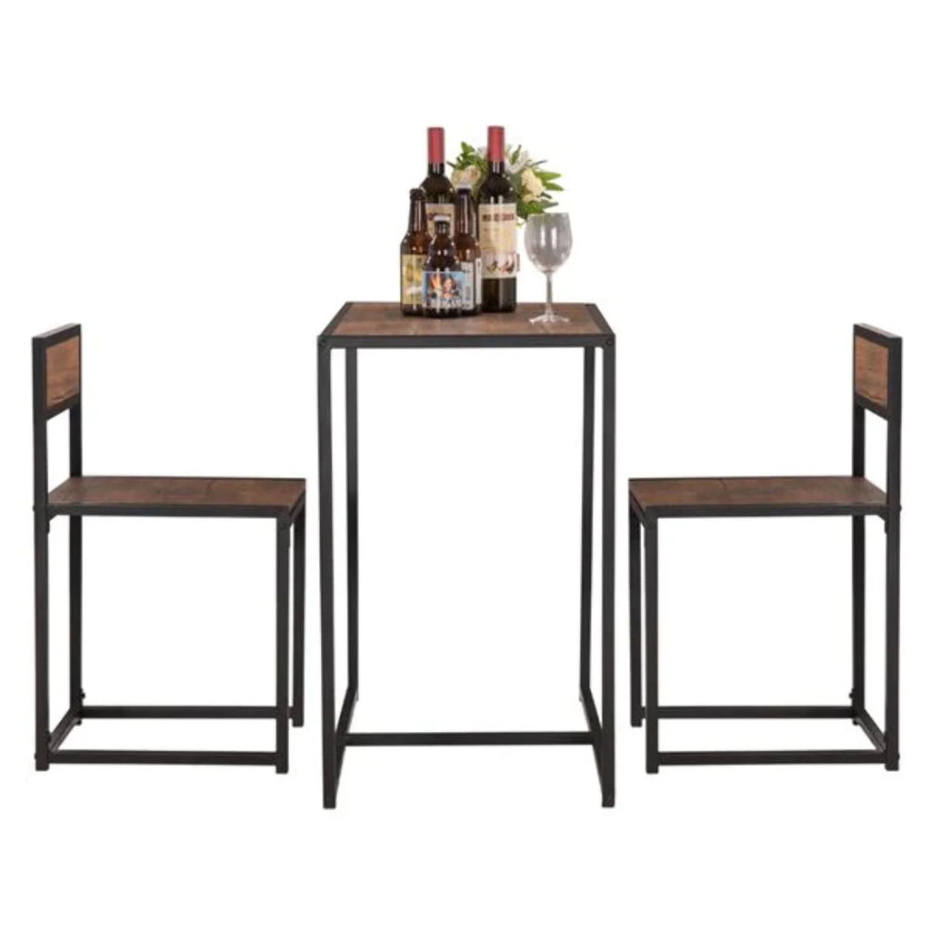 Wood Breakfast Table and Chair Three-Piece R7446