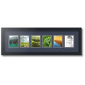 Black Collage Photo Picture Frame with 6 3x4 Openings Q418