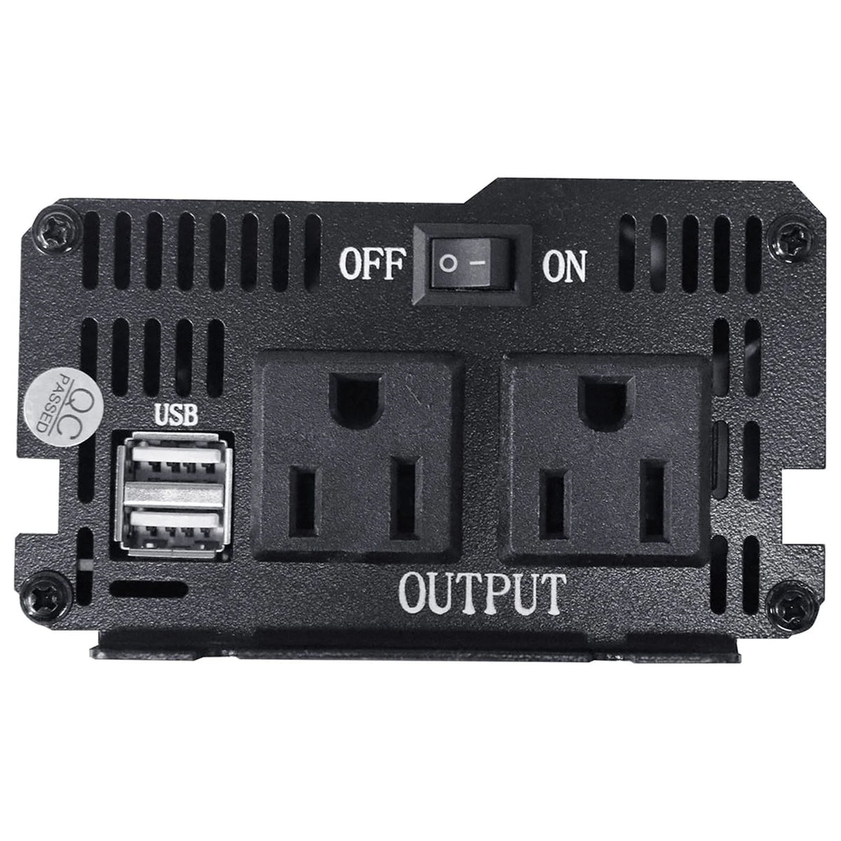 850W Pure Sine Car Power Inverter, 1600 Watt, 2 Sockets, 2x6A USB Ports P98863