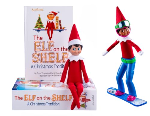 Blue Eyed Boy with Snowboard Set C6394