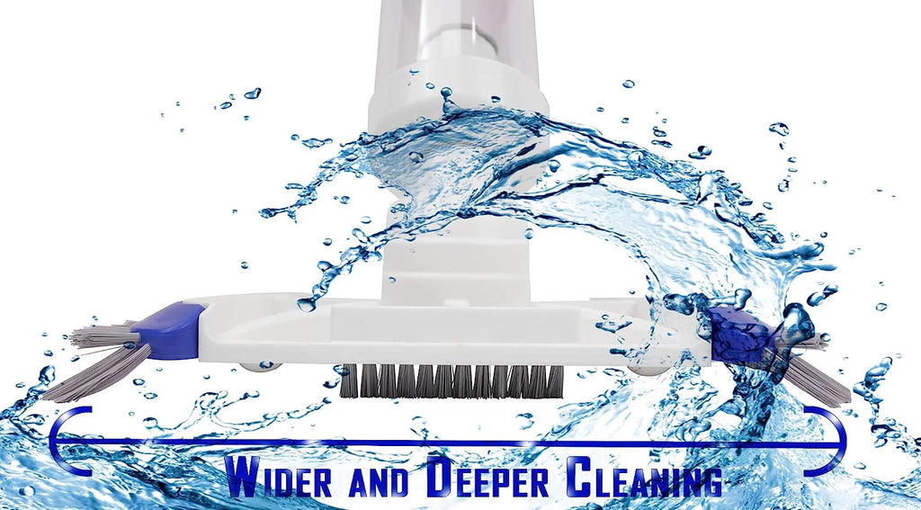 Cordless Rechargeable Pool Vacuum with Roller and Brushes U8147