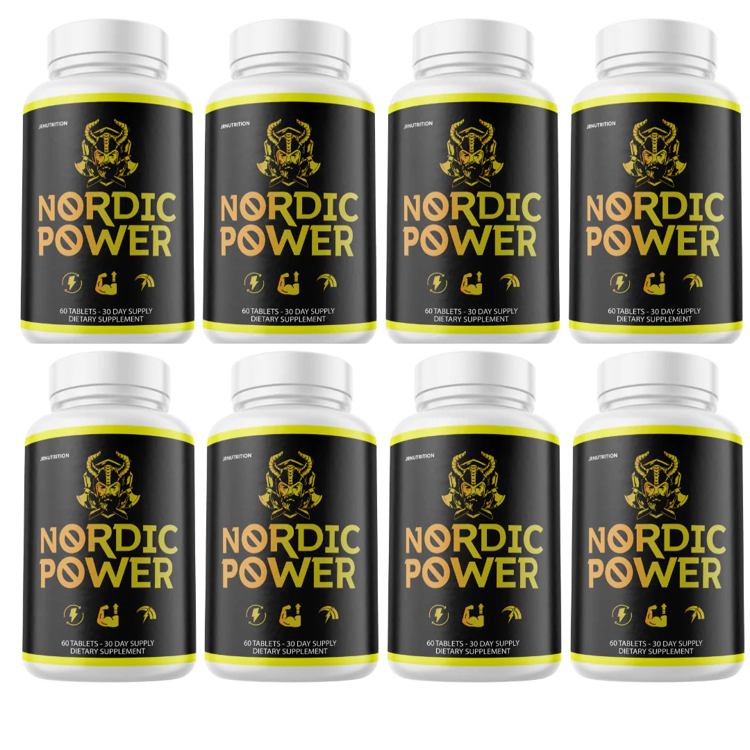 Energy & Vitality Pills 8 Bottles I936118