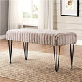 Faux Fur Ottoman Bench I79862