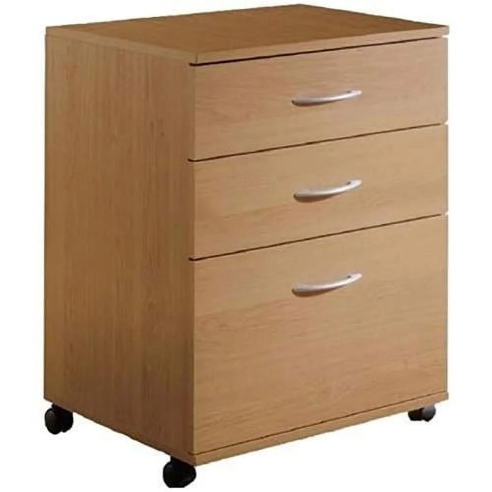 3 Drawer Wood Filing Cabinet W2619