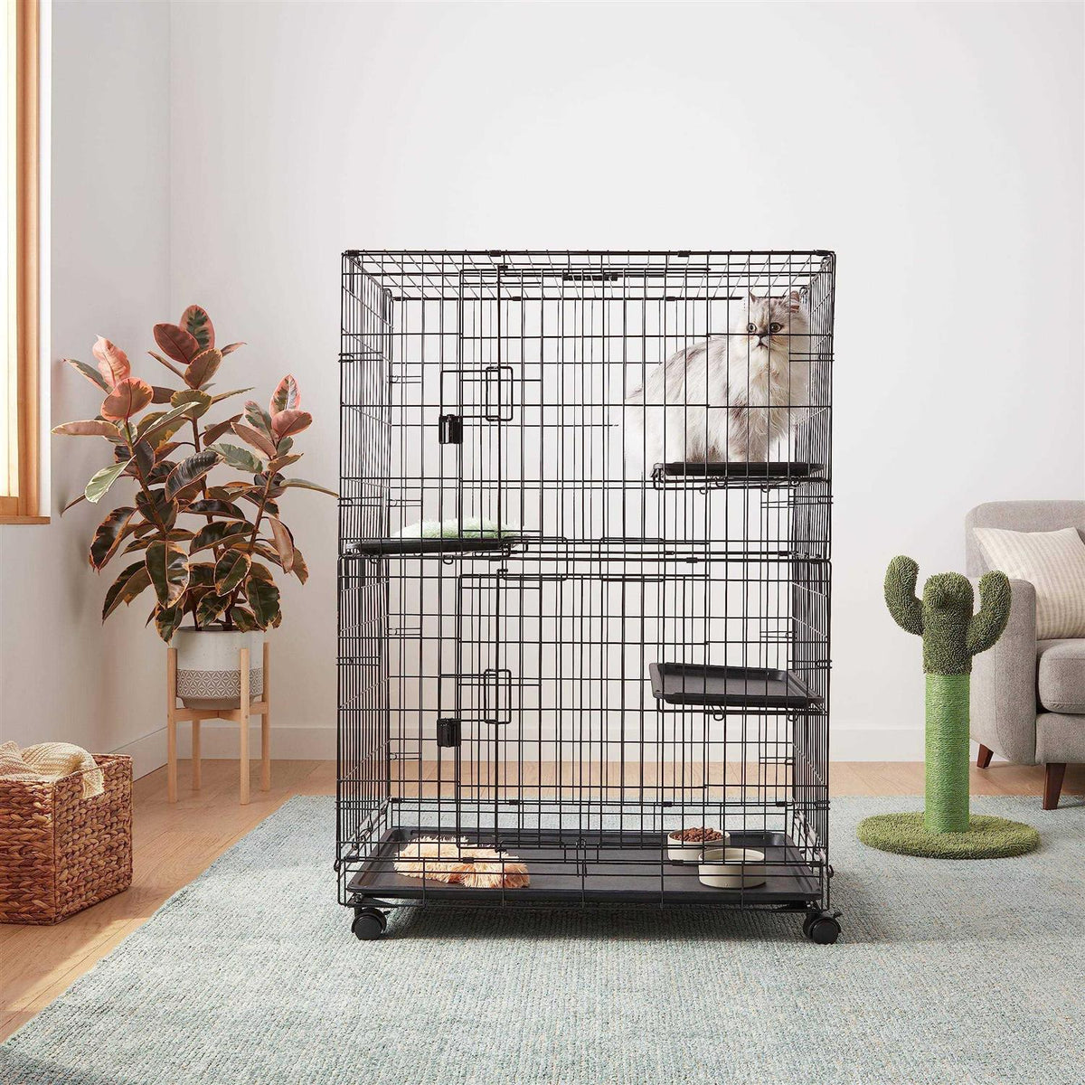 Large 3-Tier Cat Cage Playpen A635