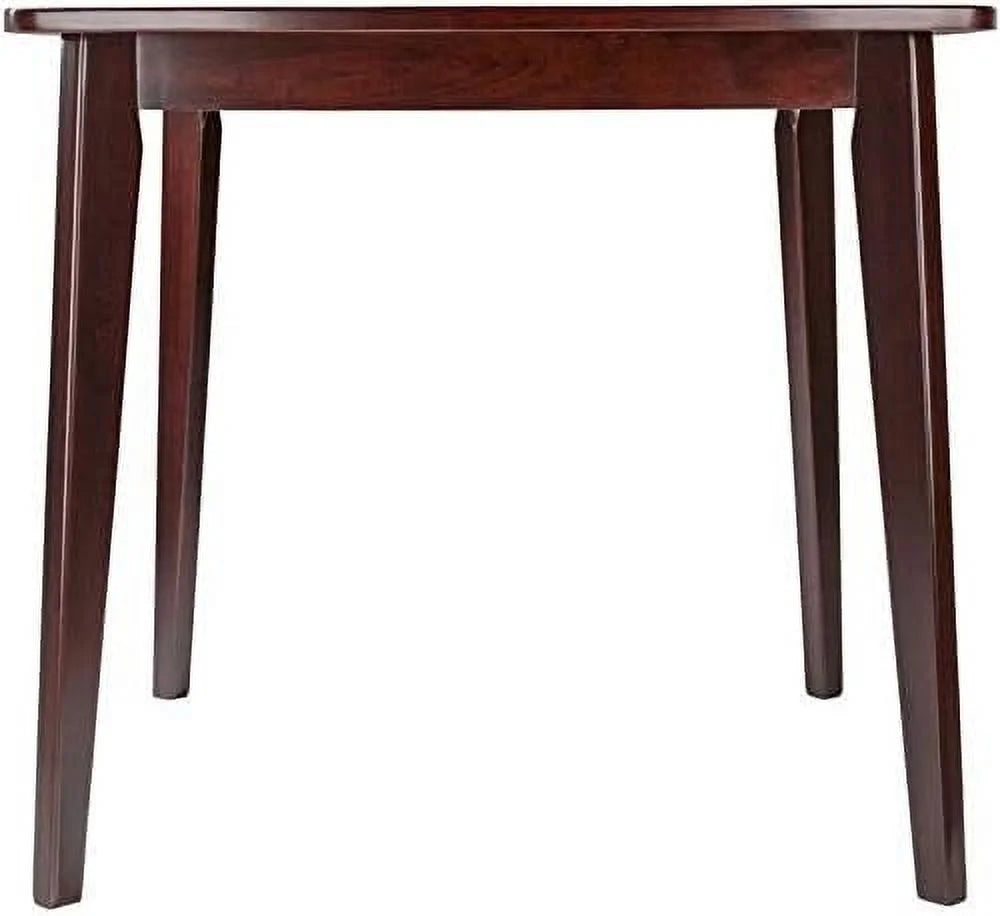 34" Square Solid Wood Dining Table in Walnut K752