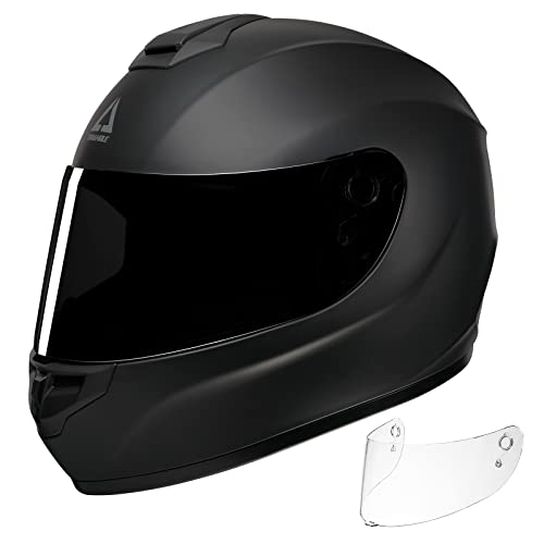 Full Face Motorcycle Helmet with Tinted and Clear Visor X5617