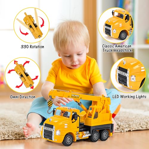 Remote Control Dump Truck Toy with Lights C181019