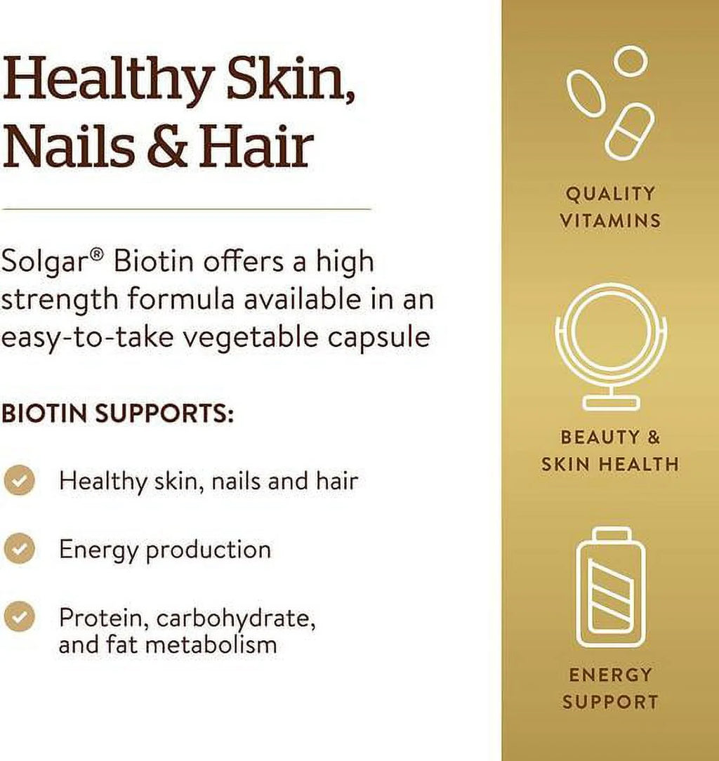 Biotin 1000 mcg 250 Vegetable Capsules 2 Packs D1303
