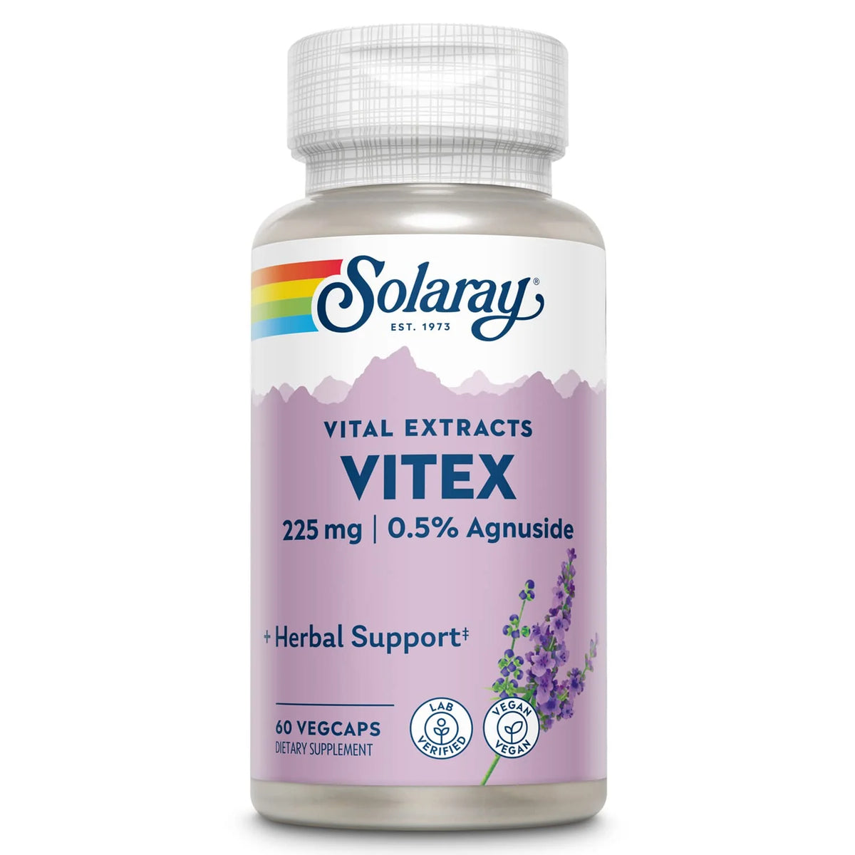 Vitex Berry Extract 225 mg Vegan 60 VegCaps V9189
